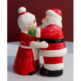Ebros Gift Dancing Mr And Mrs Santa Claus Christmas Couple Magnetic Salt And Pepper Shakers