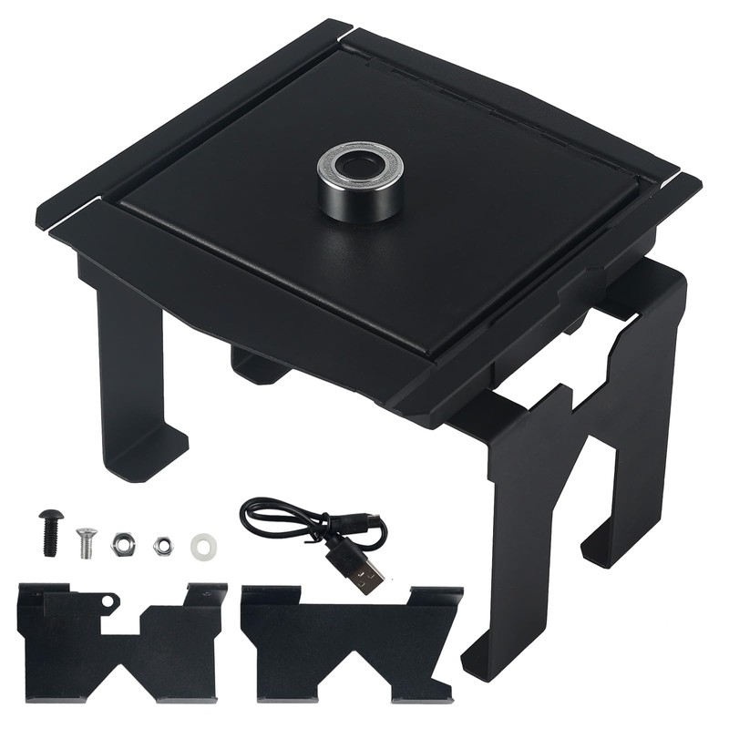 Kolasina Center Console Safe Vault Safe Box with Fingerprint Lock