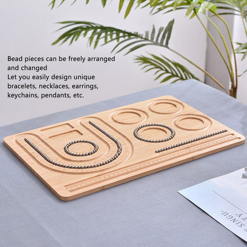 Bamboo Combo Beading Board DIY Accurate Size Free Arrangement Bracelet
