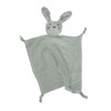Organic Cotton Muslin Bunny Lovey Blanket, Soft & Breathable Security