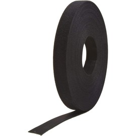 VELCRO Brand Cut to Length Straps Heavy Duty | 45 Ft x 3/4 in | ONE-WRAP Self-Gripping Double Sided Roll | Bundling Ties Fasten to Themselves for Secure Hold, VEL-30834-AMS, Black