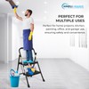 SIMPLI-MAGIC 2-Step Ladder, 800 LBS Capacity Folding Step Stool –