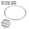 sourcing map Resistance 1.5 mm 15AWG Heating Resistance Wire Nichrome