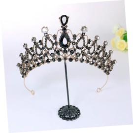 Beavorty 2 Pcs Elegant Crystal Wedding Crown Delicate Bridal Headdress Perfect for Bride Anniversary Costume Party