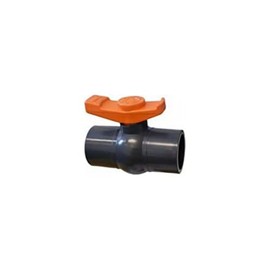 AquaForte PVC Ball Valve without throw, 50mm