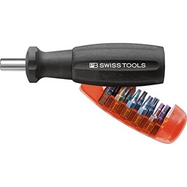 'Swiss Tools PB Insider 2 For 1/4 bits: Universal holder with Integrated Magazine for 10 Precision Bits C6