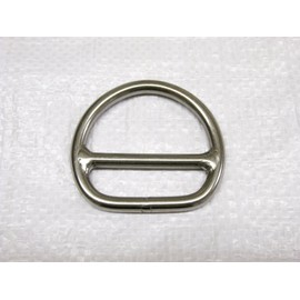 Double Bar D Ring Stainless Steel 6MM x 50MM