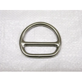 Double Bar D Ring Stainless Steel 6MM x 50MM