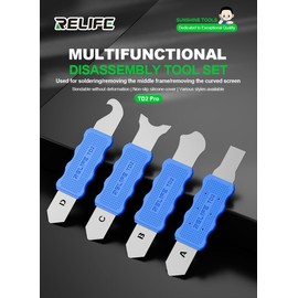 Prying Separation Scraping Tool Set For Phone Repair - Set of 4 Relife TD2