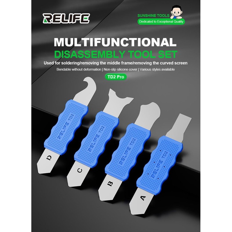 Prying Separation Scraping Tool Set For Phone Repair - Set