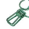 100 Pcs Cute Binder Clips Multipurpose Cartoon Rabbit Shape Blue
