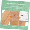 SEWACC 4 Sets Solid Wood Furniture Legs of Tapered Replacement