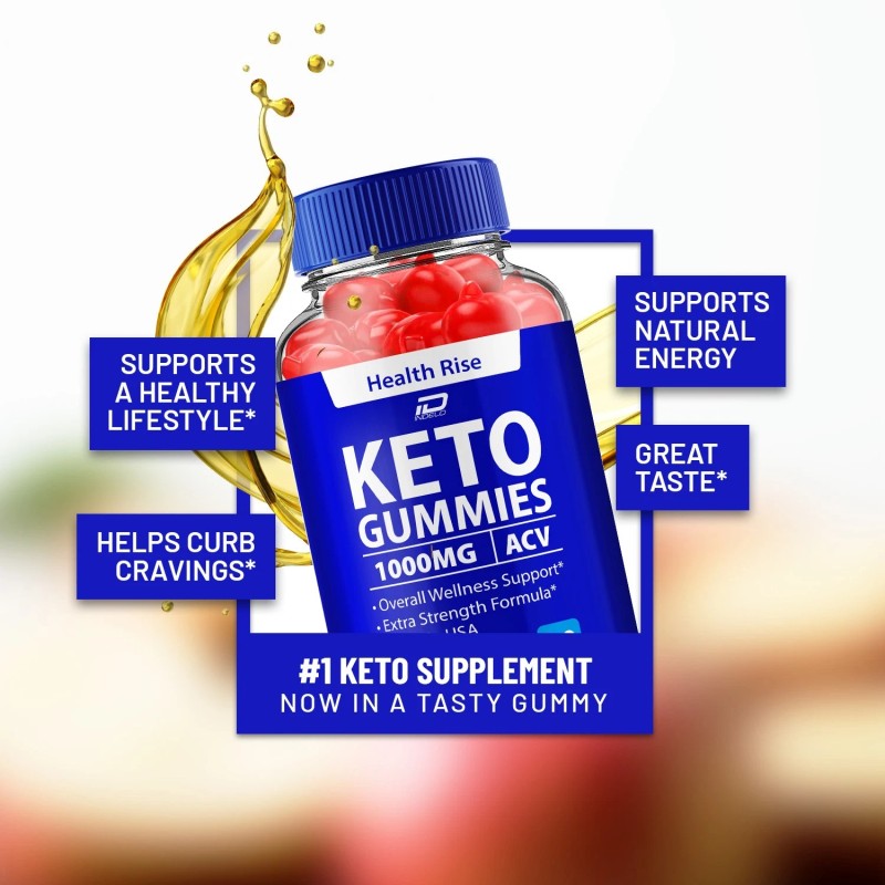 Health Rise (1 Pack) Health Rise ACV Gummies Supplement –