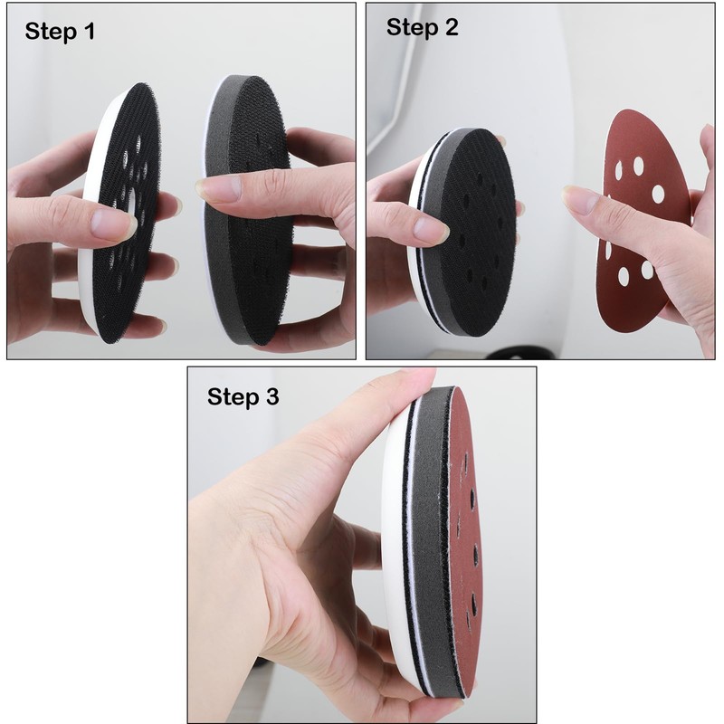 5 Inch Random Orbital Sander Replacement Pad, Replacement Compatible with