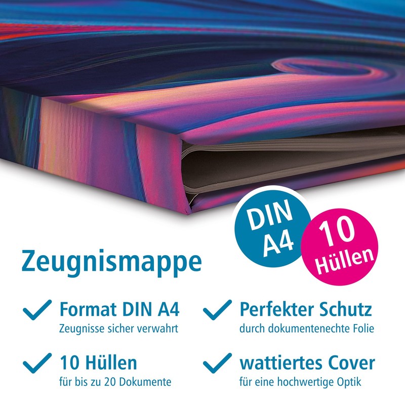 itenga Certificate Folder with Motif DIN A4 Document Folder Certificates