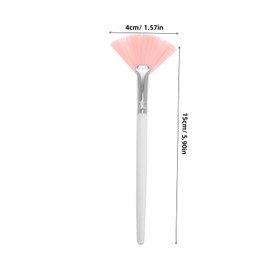 FOMIYES Chemical Peel Brush Applicator 20 Pcs Makeup Brush Soft Bristle Hair Brush Fan Brushes for Facials Brush Applicator Highlighting Brush Highlighters Make up for Face Cosmetic Cream Plastic