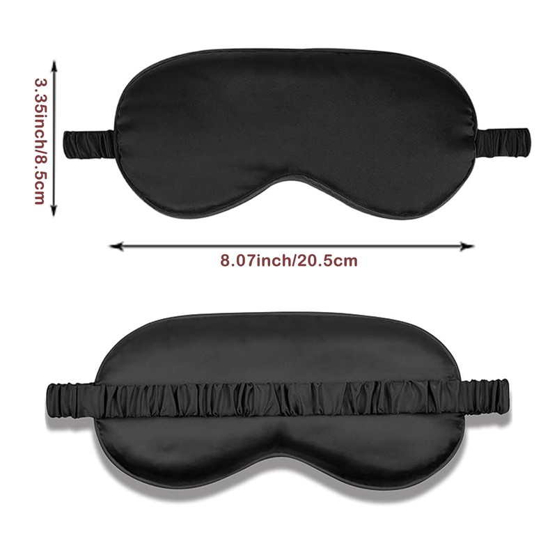 3Pcs Satin Eye Mask Silky Sleep Masks Pillowcase Similar to