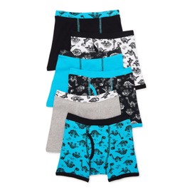 Wonder Nation Toddler Boys’ Comfort Waist Boxer Briefs  6-Pack, Size 2T/3T