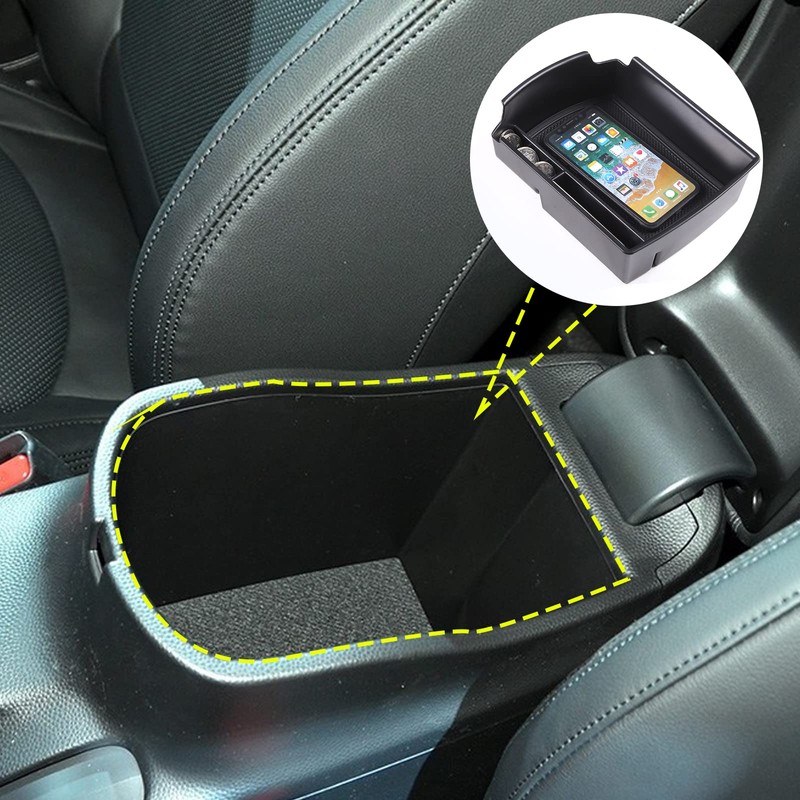 Lcojicep Center Console Armrest Box Storage Box Tray Compatible with