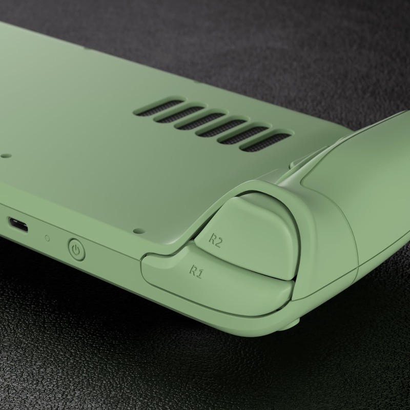 eXtremeRate Matcha Green Custom Faceplate Back Plate Shell for Steam