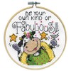 Design Works Crafts Hoop, Fabulous Counted Cross Stitch Kit