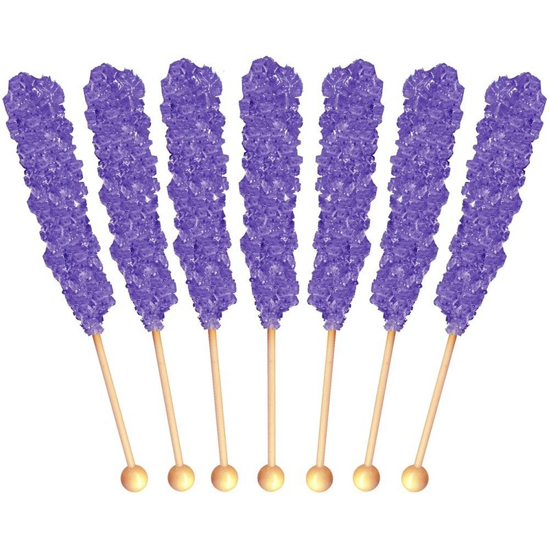 Buffalo Bills Grape (Purple) Rock Candy On A Stick (36-ct