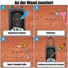 Diyife Key Box with Shackle, Wall Mounted, Key Safe for