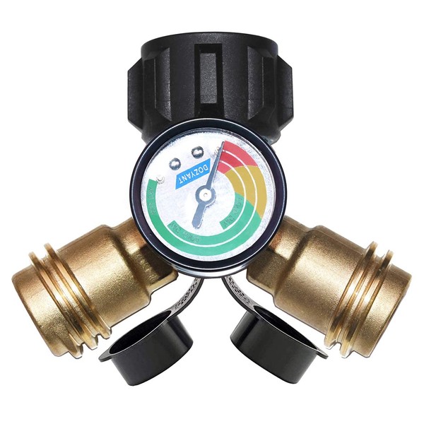 DOZYANT Adaptador divisor en Y para tanque de propano, adaptador