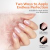 modelones Puntas de uñas de gel ovaladas extracortas, 360 uñas