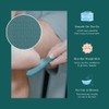 Bare August Glass Foot File Callus Remover - Heel Scraper