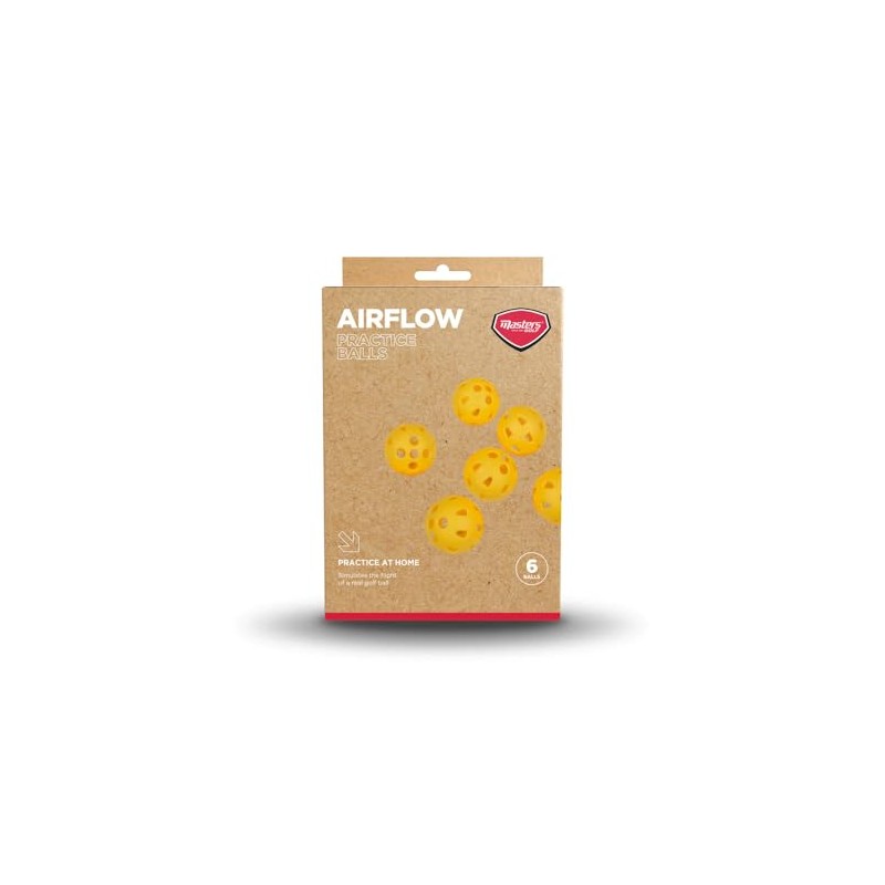 Masters Airflow Practice Balls - Yellow
