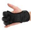 Bow Archery Three Finger Finger Guard Gloves Shooting Protection Protective