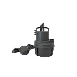 1/6 HP Submersible Thermoplastic Utility Pump with handle, 115V 60Hz, flooding basement bathroom 10 ft cord