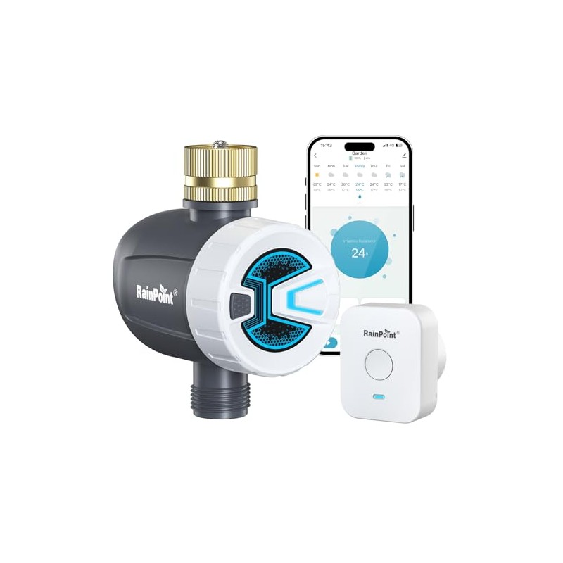 RAINPOINT Smart WiFi Water Timer for Efficient Irrigation