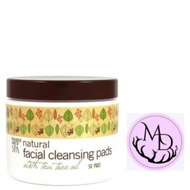 Trader Joe's Spa Natural Facial Cleansing Pads with Tree Oil + Dri Store Sticker. (2 pack)