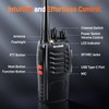 Arcshell Rechargeable Long Range Two-Way Radios with Earpiece 6 Pack
