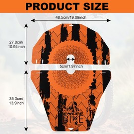 XIMINZ Bicycle Disc Brake Cover, Protect Brakes & Wheels from Grime, Heat Resistant Wear Resistant Mountain Bike Wash Cover, Oil Stain Prevention Road Bicycle Tools, Abstract Style