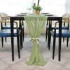 10ft Chiffon Table Runner Large Sheer Boho Wedding Table Runner