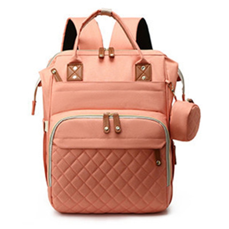 Diaper Women Bag Backpack Multi Compartment Large Opening Top Mother