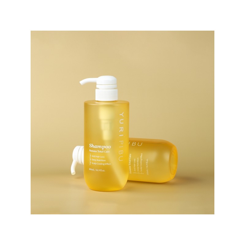 Banana Total Care Shampoo 500ml 2-Pack Hair Loss Relief Shampoo