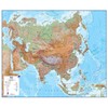 Maps International Large Physical Asia Wall Map - Laminated -