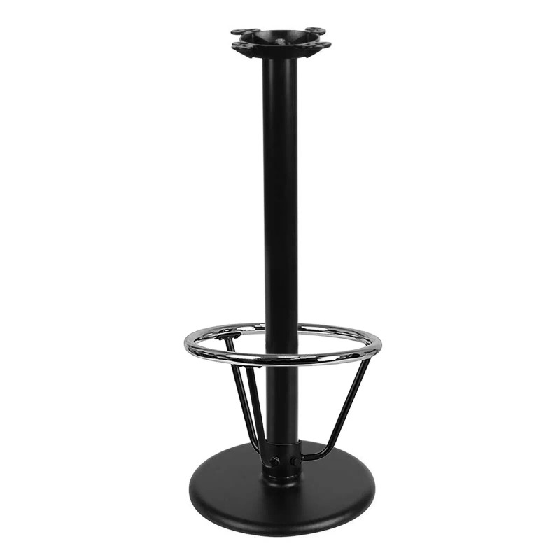 LAN 17'' Round Restaurant Table Base with 3'' Dia. Bar