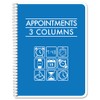 BookFactory 3 Column Appointment Book Appointments Tracking Logbook Notebook (Three