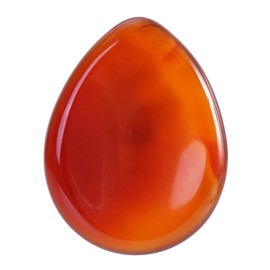 KYEYGWO Karneol Tropfenform Kristall Sorgen Stein für Handschmeichler Dekompression, Wassertropfen Daumenstein Pocket Palmenstein Chakra Taschensteine Worry Stone für Reiki Heilung, Stress Abbauen