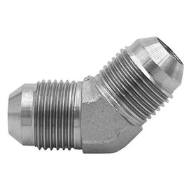 2504-04-04 Hydraulic Fitting 1/4" Male JIC X 1/4" Male JIC 45 Degree Carbon Steel