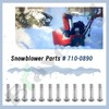 12 Pack 710-0890 Shear Pins With Nuts Compatible with MTD
