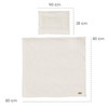 roba Seashells Oyster Baby Bed Linen, 80 x 80 cm,