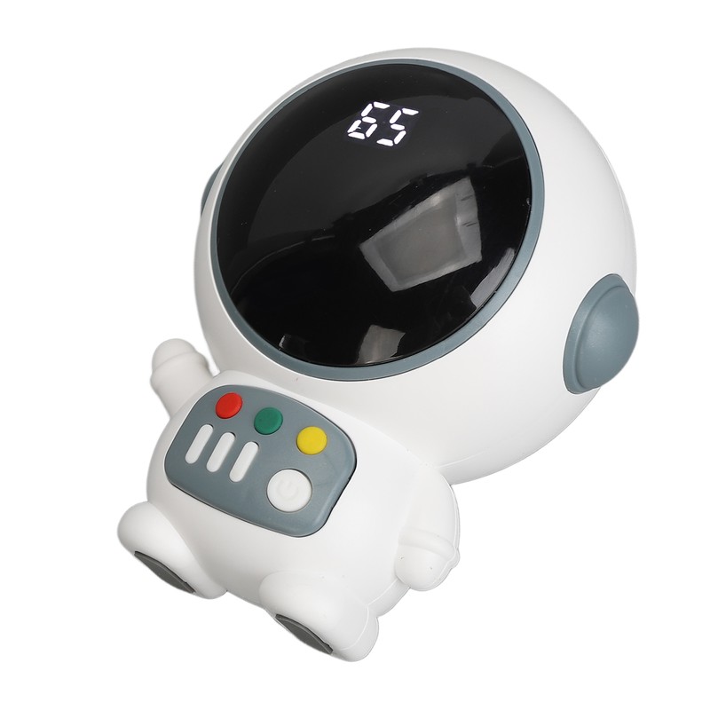 Astronaut Shaped Cute Hand Warmer Digital Display USB Rechargeable 2