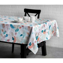Maison d' Hermine Tablecloth 100% Cotton Table Cover Decorative Washable Rectangle Tablecloths for Gifts, Kitchen, Dining, Buffet Parties & Camping, Summer Picnic - Spring/Summer(60"x120")