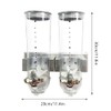 DOONARCES 3L Wall Mount Double Cereal Dispenser, Dual Control Food
